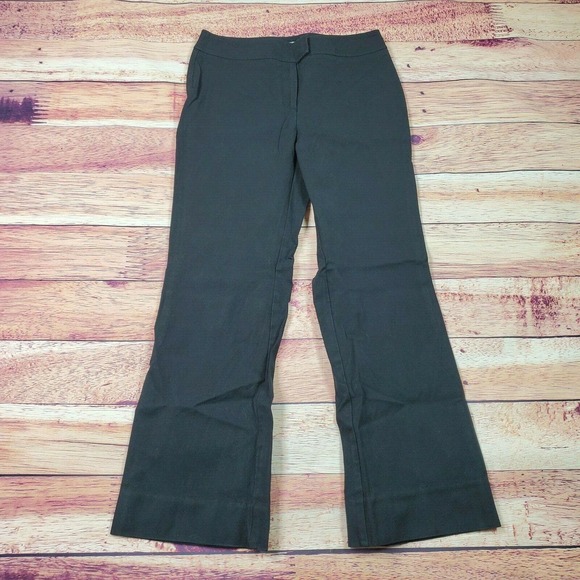 Chico’s Womens SZ 0.5 6 Dress Pants Trousers Pant Solid Black High Rise Stretch - Picture 5 of 9